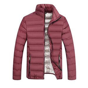 Veste matelassée d'hiver avec logo brodé personnalisé original, veste matelassée épaisse et ample pour homme - Product Image 5