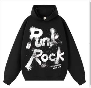 เสื้อมีฮู้ดลำลองแบบสวมหัวสำหรับผู้ชาย, เสื้อผ้าคอตตอนผ้าฟลีซให้ความอบอุ่นระบายอากาศได้ดีทันสมัยทันสมัยและทันสมัยซิปปกติสำหรับฤดูหนาว300กรัม - Product Image 6