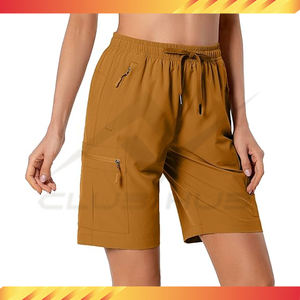 Shorts de yoga légers pour femmes de qualité supérieure Sport été décontracté séchage rapide athlétique taille haute poches zippées écologiques - Product Image 4