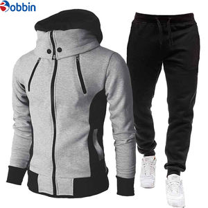 Conjunto de Ropa Deportiva para Hombre, Sudadera con Capucha y Pantalones Deportivos, 2 Piezas, Ropa de Invierno Cálida - Product Image 5