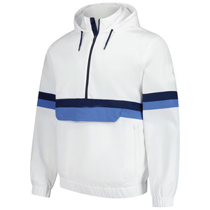 Coupe-vent doublé ouvert Sweat à capuche de construction à demi-fermeture éclair Poches latérales respirantes Veste coupe-vent extensible dans les 4 sens de qualité supérieure - Product Image 2