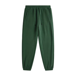 Pantalon de jogging unisexe vintage en coton épais délavé à l'acide, taille mi-haute avec cordon de serrage, couleur unie, écologique, grande taille, respirant - Product Image 3
