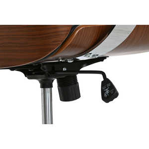 Chaise de bureau contemporaine ESPRIT en bois noir - Product Image 1