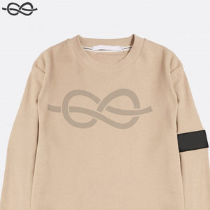 Slim Fit Long Sleeve <b>Waffle</b> T-<b>Shirt</b> Crewneck Sweatshirt Wholesale Custom Design Cotton Sweatshirt - Product Image 2