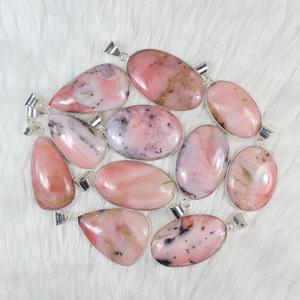 Natural Pink <b>Opal</b> Gemstone <b>Pendant</b> Making for Silver Jewelry Supply Bezel Set Wholesale <b>Pendant</b> Jewelry - Product Image 5