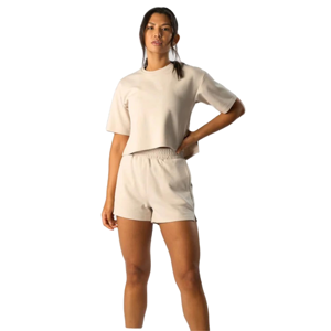 Shorts de sport grande taille pour femmes, couleur unie personnalisée, tissu respirant, antibactérien, séchage rapide, écologique, course à pied, yoga - Product Image 6