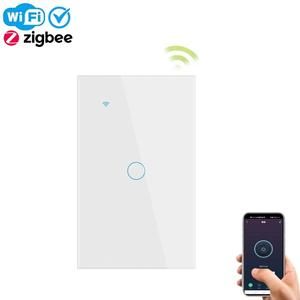 Interruptor de Pared Inteligente Retro <span class=keywords><strong>con</strong></span> Pantalla Táctil, Marco de Aluminio, Panel de Vidrio Templado, Zigbee 3.0, Compatible <span class=keywords><strong>con</strong></span> App Smart Life y HomeKit - Product Image 2