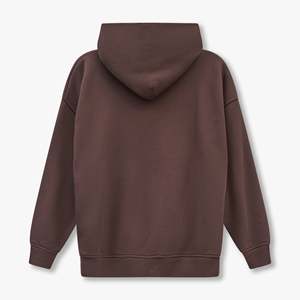 Sudaderas con capucha con logotipo personalizado Sudaderas sueltas de algodón/poliéster con bordado liso para mujer Sudadera con capucha de diseño único de gran tamaño para mujer - Product Image 6