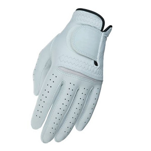 Guantes de golf de cuero Unisex Cabretta, guantes cómodos y transpirables hechos a medida con empuñaduras antideslizantes para jugadores de golf - Product Image 5