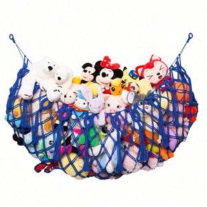 Hamaca de Ganchillo para Almacenamiento en Pared, Macramé, Hamaca Colgante para Juguetes de Peluche - Product Image 2