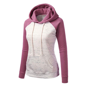 Service OEM, sweat-shirt à capuche pour femme personnalisable, séchage rapide, écologique, vêtements d'hiver, tissu doux en polyester/coton, plusieurs couleurs - Product Image 2