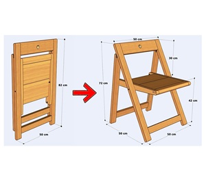 Wooden <b>Easy</b> <b>Chair</b> for Living Room, Foldable wooden foldable <b>chair</b> - Product Image 4