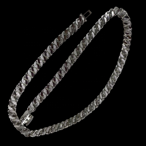Cadena de Plata de Ley 925 de Fábrica Directa de Joyería Fina Hip Hop para Hombre, Regalo de Cumpleaños, Aniversario, Fiesta - Product Image 1