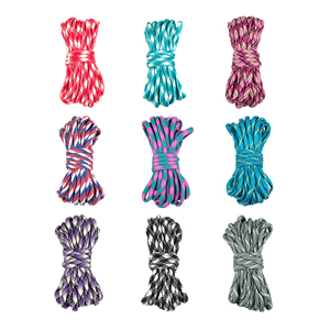 Cordon de parachute coloré 550 Paracord 7 brins <span class=keywords><strong>3M</strong></span>/rouleau, corde de survie durable pour l'extérieur - Product Image 5