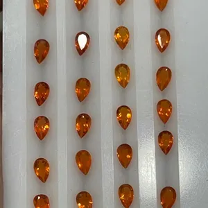 도매 자연불 오팔 오렌지 컬러 배색 교정 AAA + 보석 만들기 보석 품질