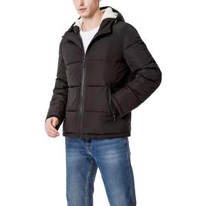 Doudoune unisexe High Street Style solide motif doudoune hiver automne plaine avec col montant 2026 - Product Image 1