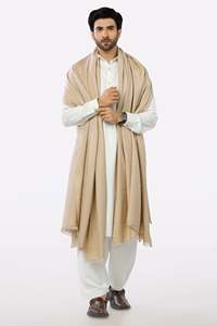 ผ้าคลุมไหล่สำหรับผู้ชายผ้าขนแกะแบบเรียบสำหรับฤดูหนาวผ้าขนแกะมาใหม่ออกแบบได้ตามต้องการ - Product Image 4