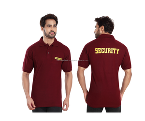 Direct Usine Fait Hommes Polo Chemise Pour Garde De Sécurité Uniforme Travail Porter Nouvelle Arrivée Dernières Conceptions Homme Polo De Sécurité - Product Image 1