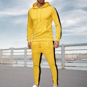 Ensemble survêtement homme tendance coupe 3D hiver grande taille résistant au froid avec poches et capuche, pantalon et sweat à poignets rétractables - Product Image 2