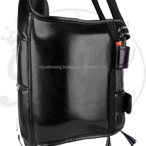 Garde de poitrine de boxe en cuir véritable de qualité supérieure nouveauté coup de pied boxe combat entraînement protecteur de corps gardes de poitrine pour hommes - Product Image 2