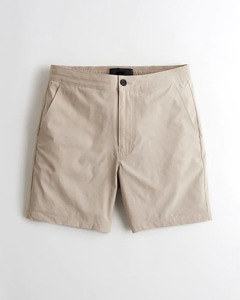 Shorts chino pour homme 100% coton uni, style streetwear décontracté, léger, respirant, séchage rapide, écologique, coupe confortable, pour un usage quotidien - Product Image 6