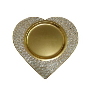 Vajilla decorativa para servir comida para fiesta de boda, plato cargador decorativo, plato de CENA DE Metal hecho a mano, nuevo plato cargador - Product Image 4