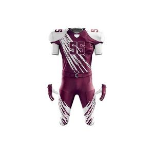 Meilleur uniforme de football américain 2024 Concevez votre propre maillot de football américain pour les jeunes de l'équipe de sublimation - Product Image 3