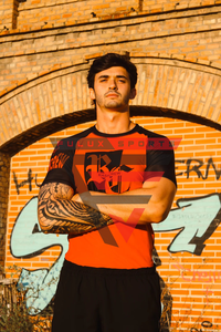 Rashguard personnalisé imprimé UPF50 antibactérien, imprimé par transfert thermique, MMA BJJ OEM, homme, manches longues, respirant, séchage rapide - Product Image 6