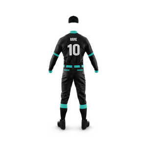 Traje de Club de sublimación Uniforme de béisbol de manga larga de alta calidad para hombres Conjuntos de uniformes de béisbol transpirables - Product Image 6