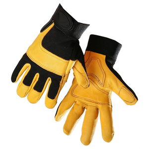 Heavy Duty Leather Mechanic Gloves Professional Fire-<b>Proof</b> and for Work Manufactured Gloves - Product Image 1