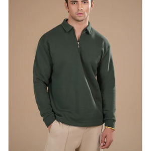 Camisetas Polo de Algodón Transpirable para Hombre, con Estampado Bordado, Tejido de Punto, Manga Larga Informal, con Logotipo Frontal - Product Image 1