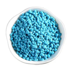 China manufactural Amostras grátis NPK fertilizante azul NPK 16 16 16 fertilizante