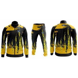 Survêtements d'entraînement personnalisés avec broderie de jogging pour hommes survêtements de football pour adultes survêtement à manches longues uniforme pour adultes - Product Image 1
