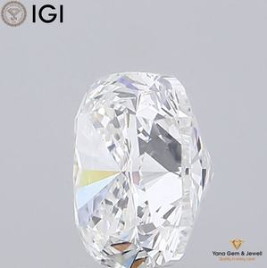 เพชรทรงคุชชั่น น้ำหนัก 3.51 กะรัต สี F ความสะอาด VVS2 พร้อมใบรับรอง IGI จาก CVD Lab Grown Diamond สำหรับการสร้างสรรค์เครื่องประดับใหม่ - Product Image 5