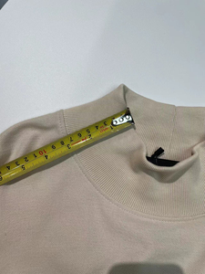 Reconocimiento de marca Control de calidad Soporte Fabricación Diseño de cuello ancho Baggy Boxy Oversize Shape Varsity Mock Neck Sudadera - Product Image 3