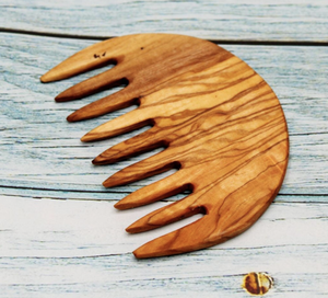 Peine de pelo de sándalo tallado en madera, artesanía para salón, uso doméstico, mango de cuerno, regalo personalizado - Product Image 6