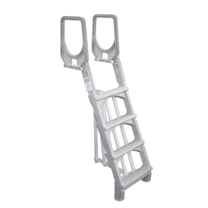 Échelle d'accès <span class=keywords><strong>tubulaire</strong></span> en aluminium sur mesure avec extensions de rail - Product Image 4