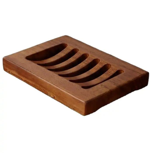 Plateau à savon en bois moderne, idéal pour la décoration des hôtels et des cuisines, design artisanal en bois massif - Product Image 6