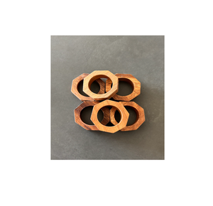Anillo para Servilletas de Madera de Acacia, Anillo para Servilletas Básico y Duradero para Decoración de Restaurantes y Hoteles - Product Image 4