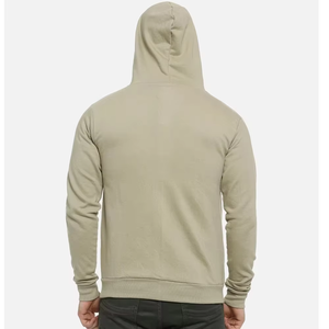 Sweats à capuche pour hommes fermeture éclair complète avec poche respirant coupe ajustée basiques coton mélangé à manches longues tenue décontracté confortable séchage rapide - Product Image 6
