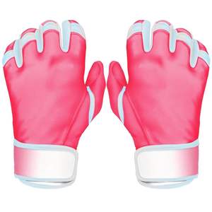 Guantes de bateo de béisbol de diseño personalizado de alta calidad para hombres con puño corto para jugadores de campo Guantes de bateo personalizados para jóvenes - Product Image 2