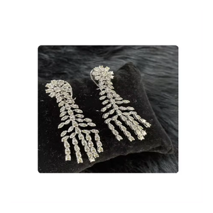 High Quality Lab Grown Diamond <b>Earrings</b> CVD Diamonds Fancy <b>Earrings</b> Direct Export by Indian Manufacturer Fashion Jewelry - Product Image 6