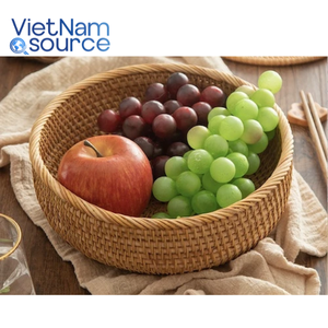 Produits artisanaux écologiques-Plateau de rangement en rotin Organisateur décoratif Artisanat-Source vietnamienne - Product Image 3