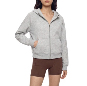 เสื้อฮู้ดซิปครอป - Product Image 1