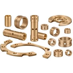 Piezas de bronce de aluminio y níquel resistentes a alta presión para la industria aeroespacial Piezas de bronce de maquinaria - Product Image 4