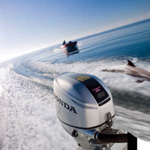 Solo HondaSS 60 HP motor fueraborda de cola larga BF60 LRTU (incluye dirección por timón con función de arrastre y hélice) - Product Image 1