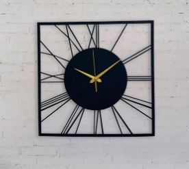 Horloge décorative murale en métal de qualité pour la décoration dans l'utilisation de la décoration intérieure avec un style élégant à des prix effectifs - Product Image 6