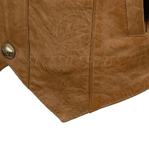 Chaleco de Cuero para Hombre, Estilo Urbano, Sin Mangas, Clásico, Informal, a la Moda - Product Image 4