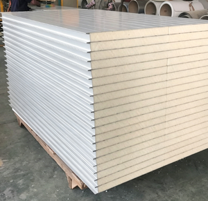 Revestimiento Metálico Exterior de PVDF Resistente a los Rayos Ultravioleta, Panel Sándwich de PU para Fachada con Alto Aislamiento Térmico para Climas Tropicales - Product Image 6