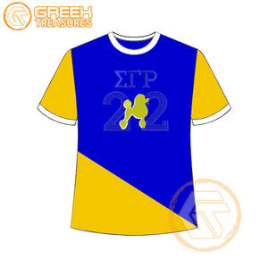 เสื้อยืด Sigma Gamma Rho สำหรับผู้หญิงเสื้อผ้าสำหรับสโมสรผ้าฝ้ายเจอร์ซีย์คุณภาพสูงระบายอากาศได้ดี - Product Image 6